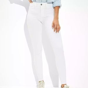 White American Eagle jeggings